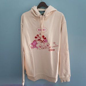 Gucci Mickey Mouse Printed Offwhite Hoodie